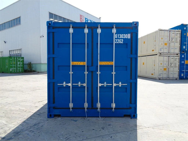 20 Fuß langer, doppeltüriger, seitlich offener Seecontainer
